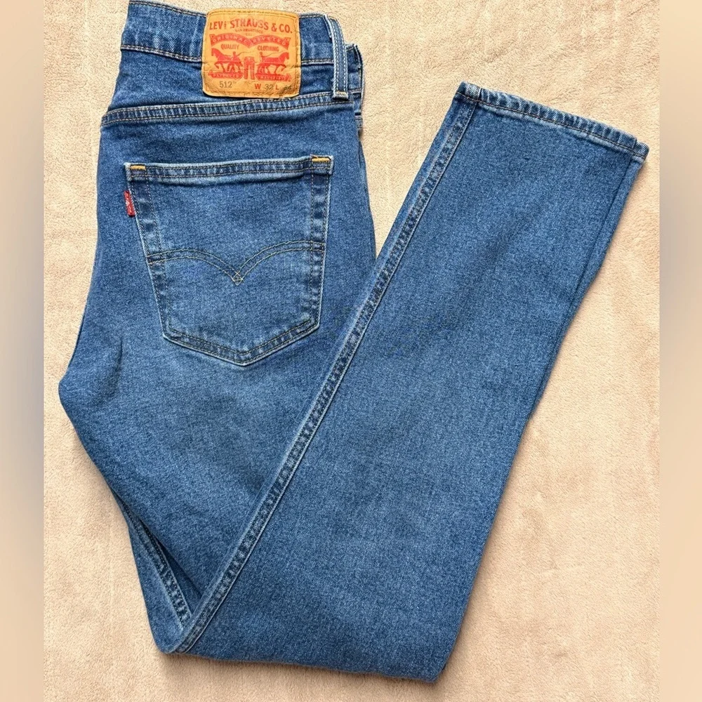 Men's Blue Levi’s 512Jeans W32 L34 Straight